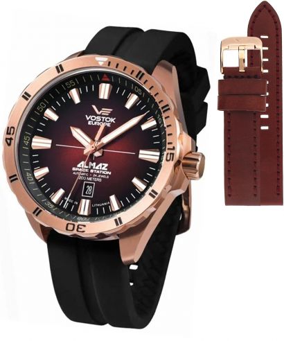 Vostok Europe Almaz Space Station Limited Edition + strap Vostok gents watch