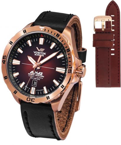 Vostok Europe Almaz Space Station Limited Edition + strap Vostok gents watch