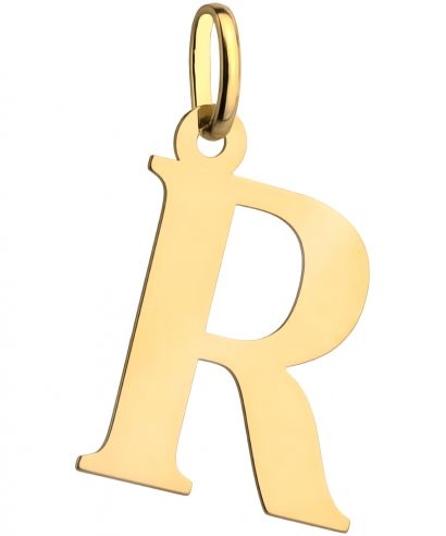 Bonore - Gold 585 - Letter R 24 mm pendant