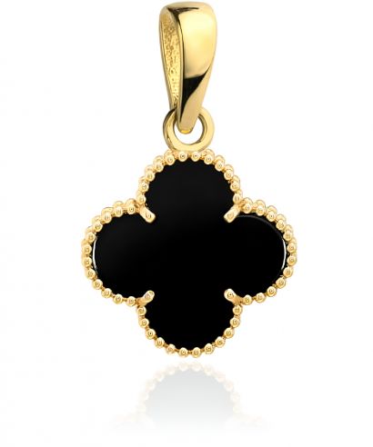 Bonore - Gold 585 - Synthetic Onyx pendant