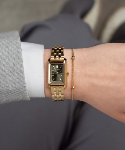 BOWA Paris Green-Gold Steel 20 Gift Set ladies watch