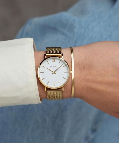 BOWA London White-Gold 33 Gift Set (watch + bracelet)
