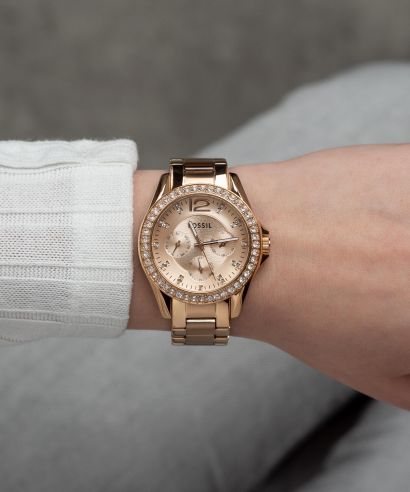 Fossil Quartz Rosegold Women's Watch
