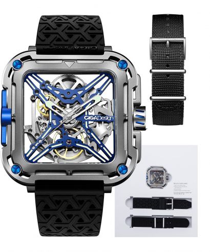 Ciga Design X Series Blue Titanium Automatic watch