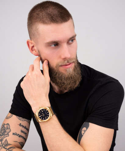 Paul Rich Star Dust Gold Leather 42 watch