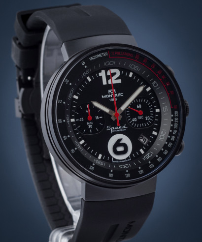 Montjuic Speed Chrono Black x Black PVD watch