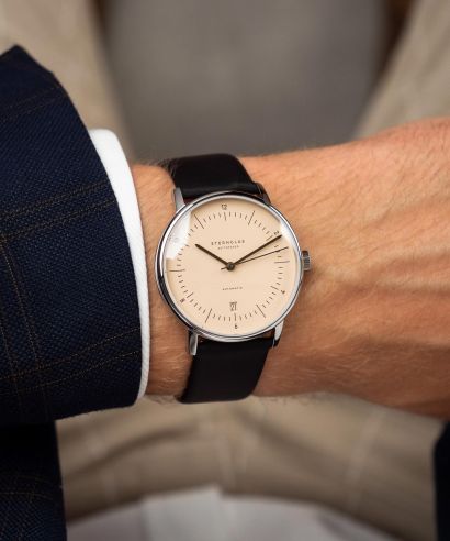 Sternglas Naos Sand Brown Automatic gents watch