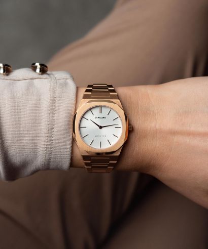 D1 Milano Ultra Thin Rose Cloud ladies watch