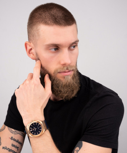 Paul Rich Star Dust Rose Gold Leather 42 watch