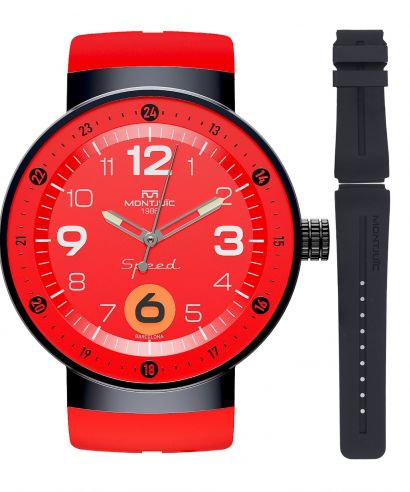 Montjuic Speed Motorsports Ferrari F1 Inspired Red Maranello watch