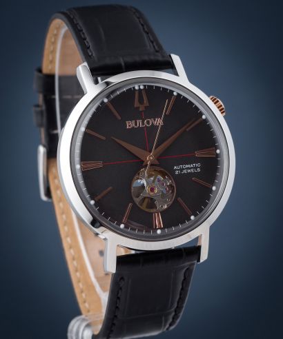 Bulova Classic Automatic Open Heart Men's Watch