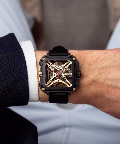 Ciga Design X Series Gorilla Black DLC & Gold Titanium Automatic watch