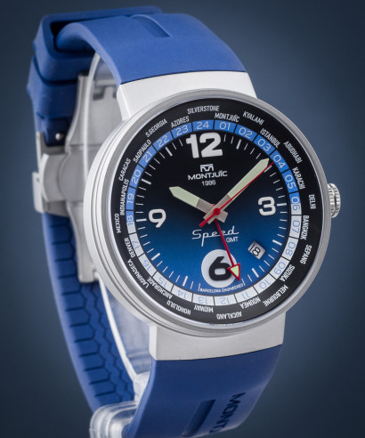 Montjuic Speed GMT Melbourne Blue watch