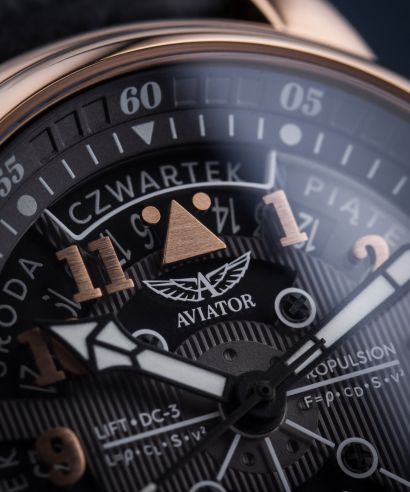 Aviator Douglas Day-Date Polish Limited Edition watch