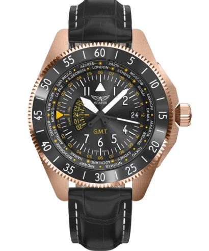 Aviator Airacobra GMT gents watch