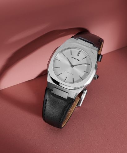 D1 Milano Ultra Thin Leather Pearl watch