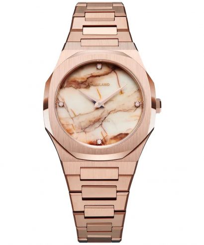D1 Milano Ultra Thin Marble Rose watch
