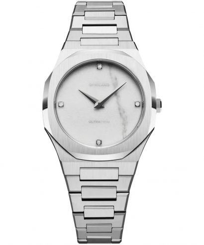 D1 Milano Ultra Thin Marble Silver watch