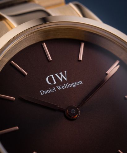 Daniel Wellington Iconic Link Amber Ladies Watch