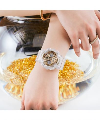 Casio G-SHOCK Original S-Series Skeleton Gold watch