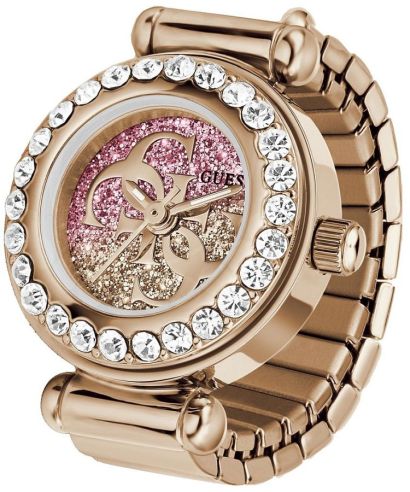 Guess Bejeweled Anna ladies watch ring