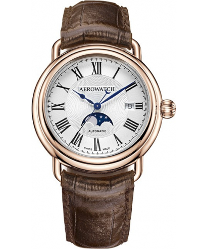Aerowatch 1942 Moon Phases Automatic Men's Watch