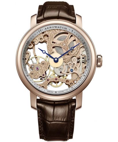 Aerowatch Renaissance Big Mechanical Skeleton Men's Watch