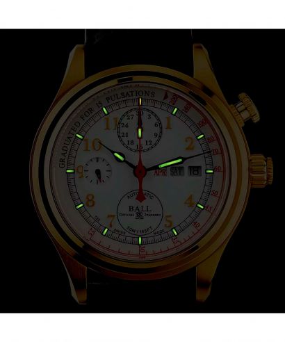 Ball Trainmaster Doctor's Chronograph Limited Edition 18K Gold watch