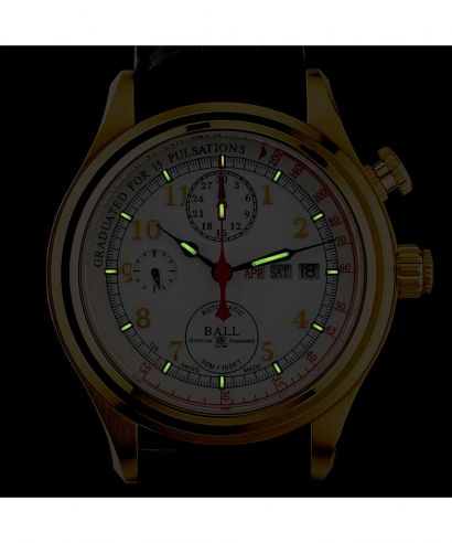 Ball Trainmaster Doctor's Chronograph Limited Edition 18K Gold Rose watch