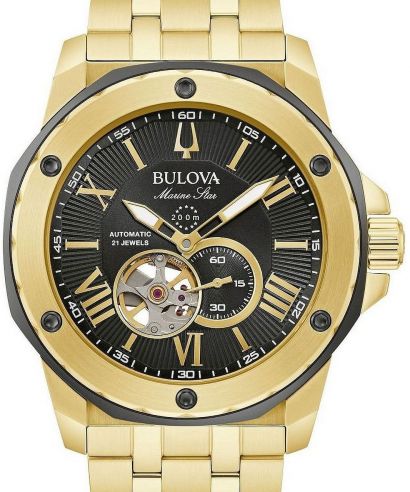 Bulova Marine Star Open Heart Automatic Men's Watch