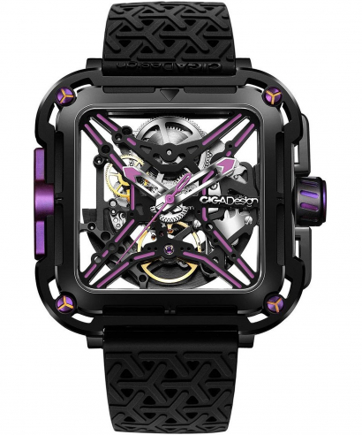Ciga Design X Series Black & Purple Skeleton Automatic watch
