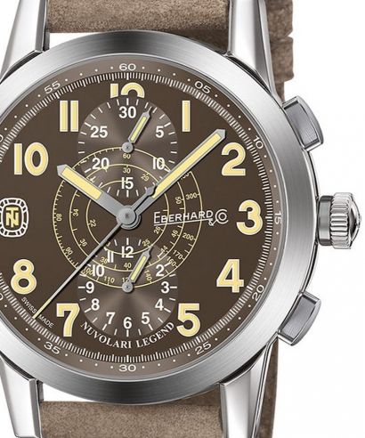 Eberhard Nuvolari Legend “The Brown Helmet” Automatic Chronograph Men's Watch