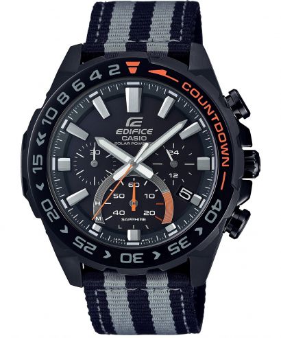Casio EDIFICE Premium Sapphire Countdown Bezel Tough Solar Men's Watch