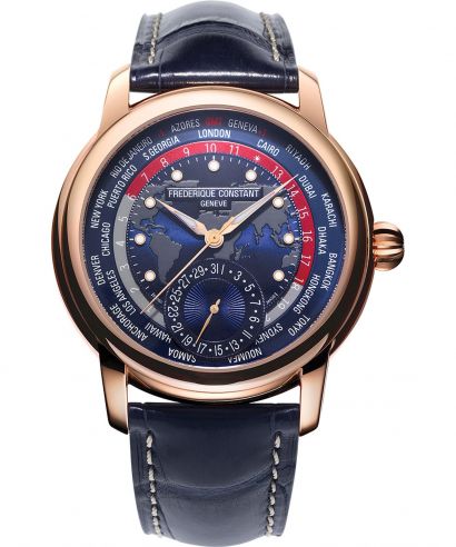 Frederique Constant Classic Worldtimer Manufacture Automatic Men's Watch