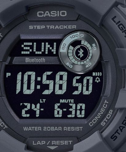 Casio G-SHOCK Camo G-SQUAD Bluetooth Sync Step Tracker Watch