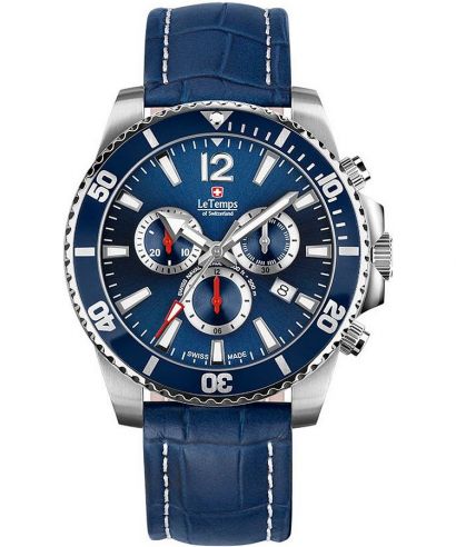 Le Temps Swiss Naval Patrol Chrono watch