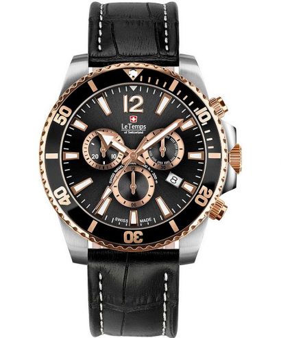 Le Temps Swiss Naval Patrol Chrono watch