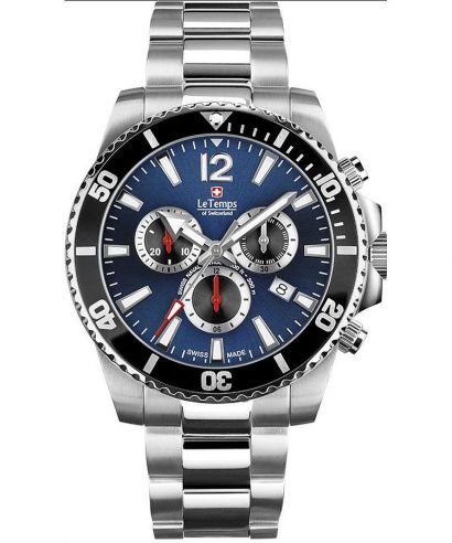 Le Temps Swiss Naval Patrol Chronograph watch