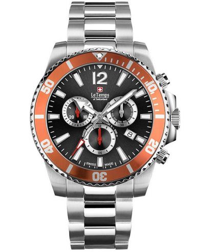 Le Temps Swiss Naval Patrol Chronograph watch