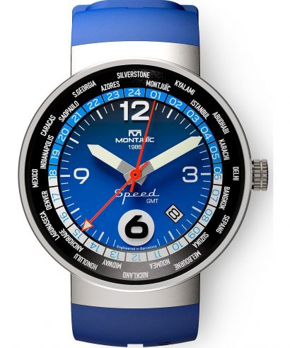 Montjuic Speed GMT Melbourne Blue watch