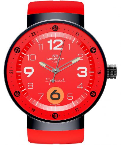 Montjuic Speed Motorsports Ferrari F1 Inspired Red Maranello watch