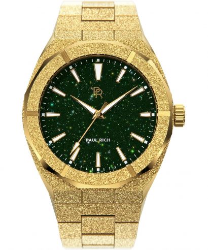 Paul Rich Frosted Star Dust Green Gold  watch