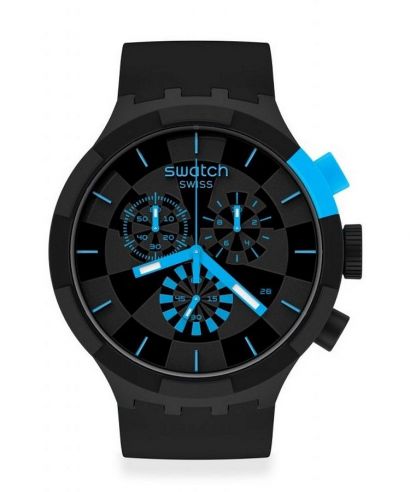 Swatch Big Bold Checkpoint Blue Chrono watch