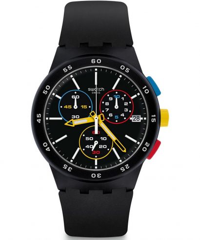 Swatch Black-One Chrono watch