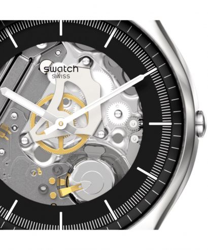 Swatch Black Skeleton watch