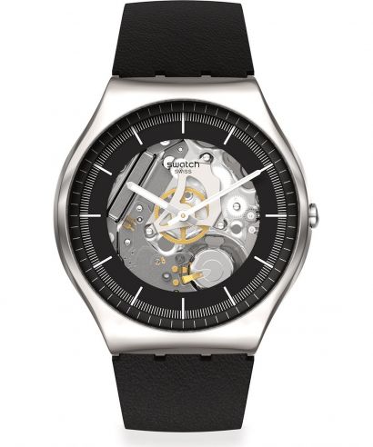 Swatch Black Skeleton watch