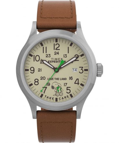 Timex Expedition Scout x Peanuts Take Care watch