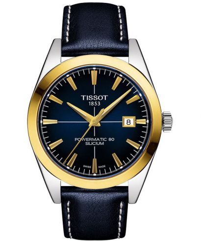 Tissot Gentleman Powermatic 80 Silicium Solid 18K Gold Bezel watch