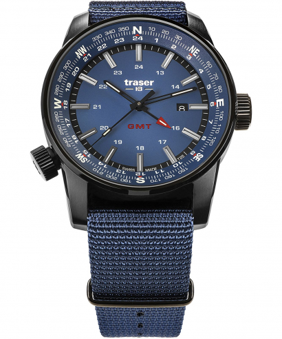 Traser P68 Pathfinder GMT Blue Men's Watch