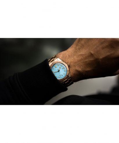 Oris Divers Sixty-Five Cotton Candy Sky Blue Bronze watch